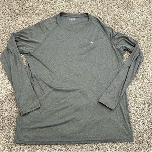Field & Stream Base Layer Mens 2XL Long Sleeve Top Grey Outdoor Spell Out